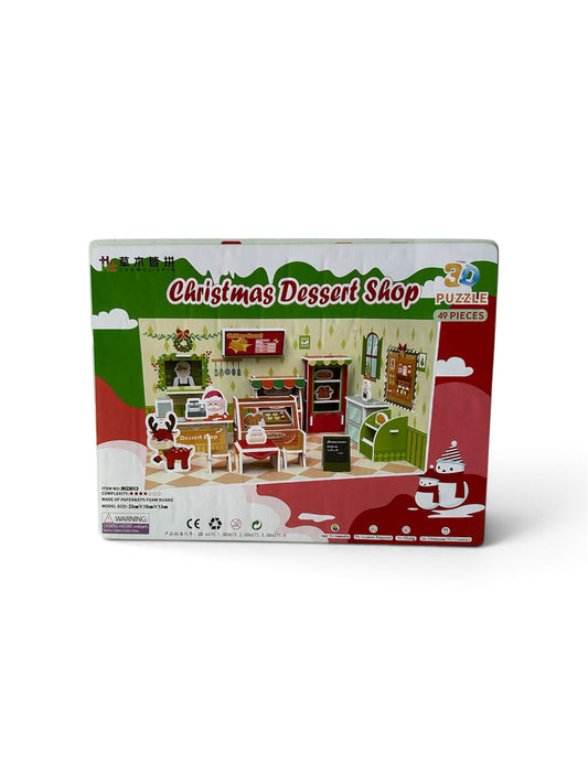 3D Puzzle: Christmas Dessert Shop