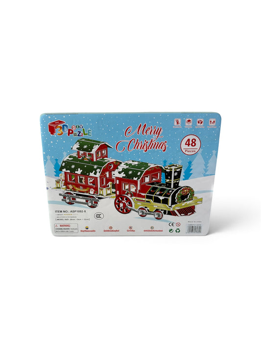 3D Puzzle: Christmas Train